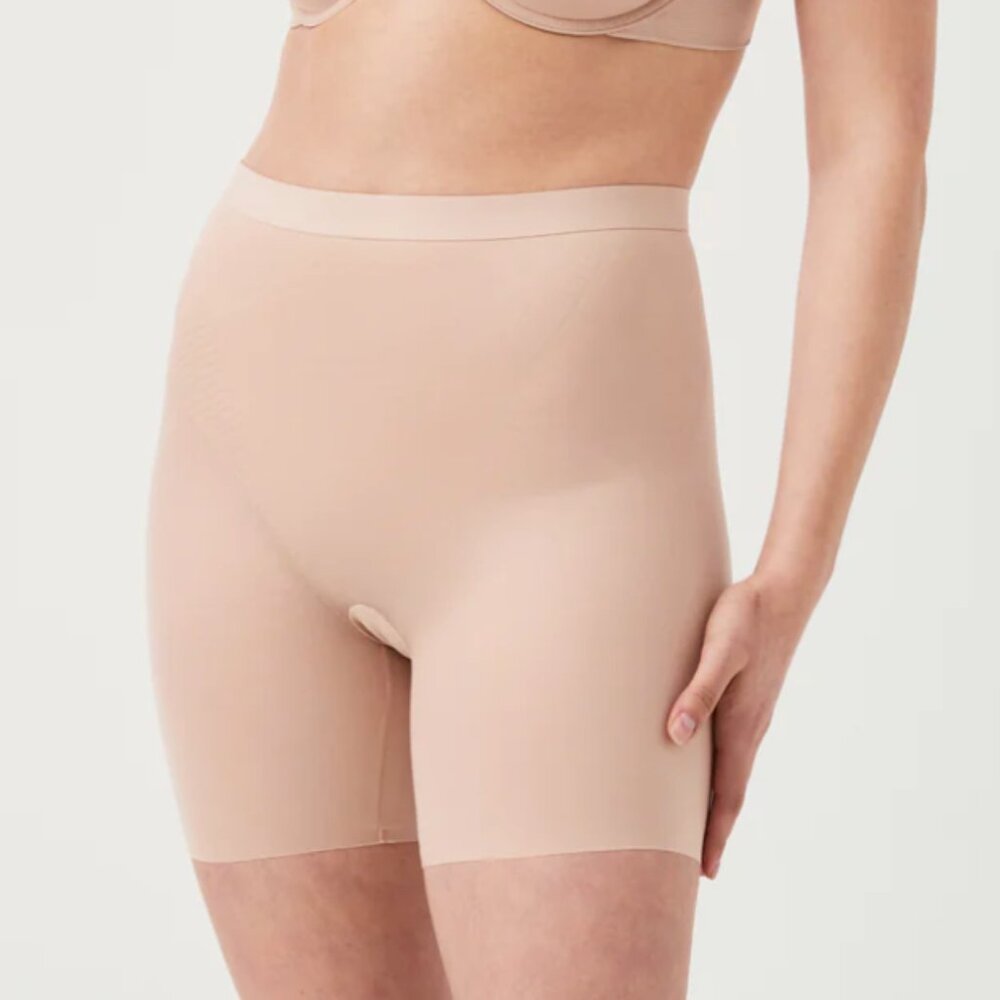 NWT SPANXshape™ Invisible Girlshort, size S, champagne beige